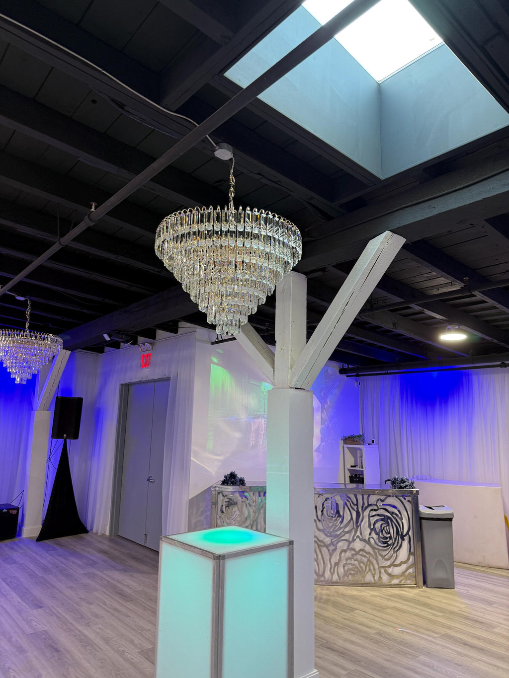 Luxury Crystal Chandelier -Light Gold Finish – Modern Tiered Design – Statement Lighting