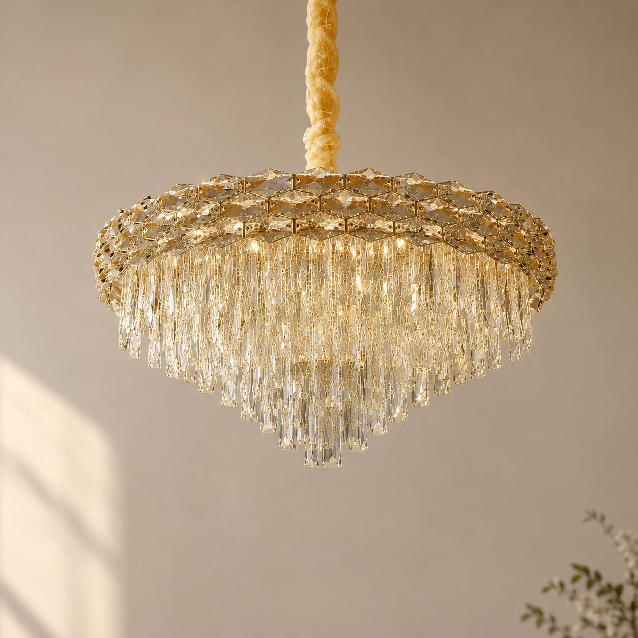 Modern Crystal Chandelier / Luxury Ceiling Light for Entryway, Living room, Dining room