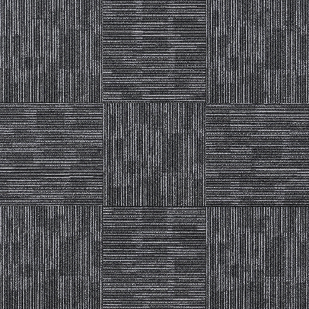24" x 24" Graphite Commercial Carpet Tile Modular Tile