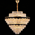 Crystal Chandelier –  Luxury Elegant Gold & Black Design with 400 Sparkling Crystals
