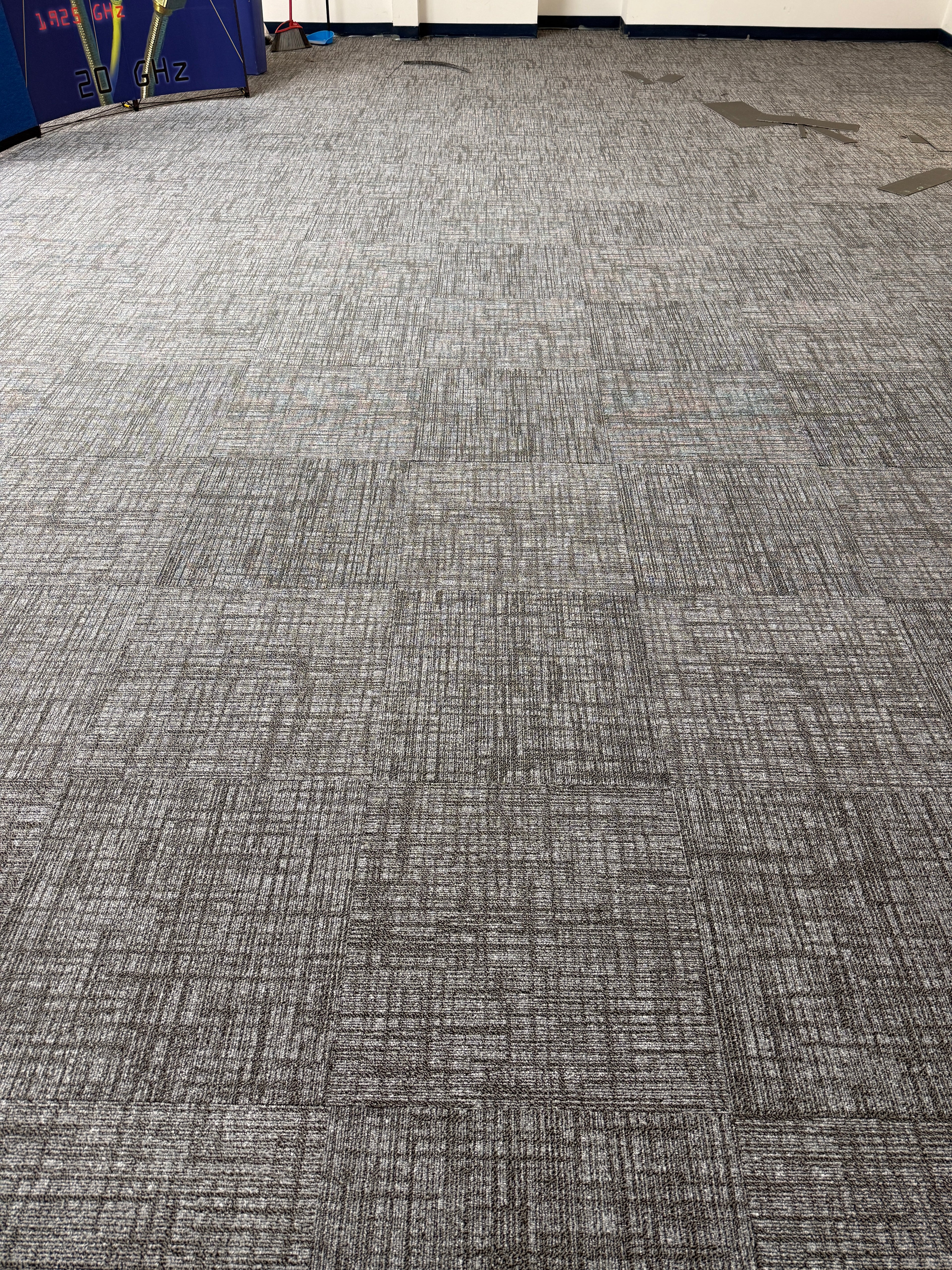 24" x 24" Shadow Carpet Tile / Charcoal Textured Carpet Tile