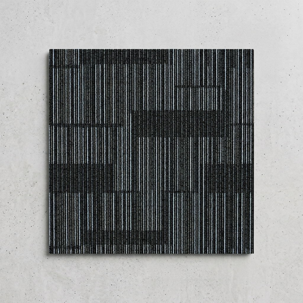 24" x 24" STORM Carpet Tile / Charcoal Style Carpet Tile
